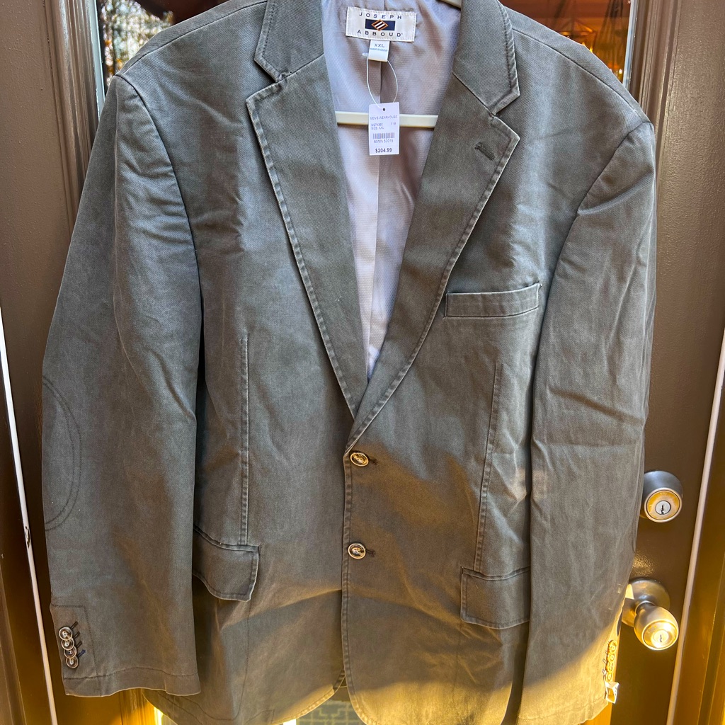 Brand New Joseph Abboud Mens Sport Coat In Grey